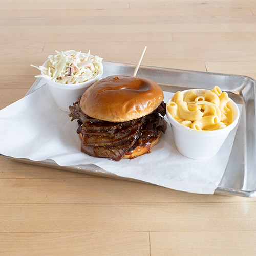 101 BBQ Hut prepared BBQ sandwich and sides for sandwich delivery near Thousand Oaks CA.